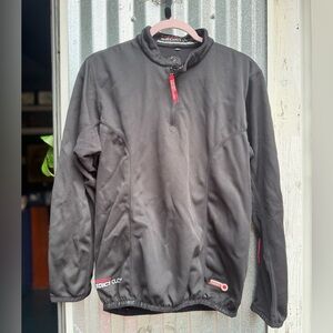 Sedici Thermic Motorcycle Zip Up Fleece Black Men